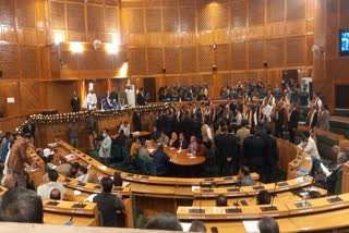 A view of Jammu and Kashmir assembly during the inaugural session on Friday, Nov 8, 2024