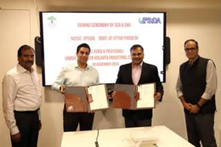 In a major move to advance industrial growth in Uttar Pradesh, the National Industrial Corridor Development Corporation (NICDC) and the Uttar Pradesh State Industrial Development Authority (UPSIDA) signed a State Support Agreement (SSA) and Shareholder Agreement (SHA) on Friday.