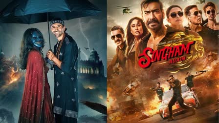 Bhool Bhulaiya 3 and Singham Again