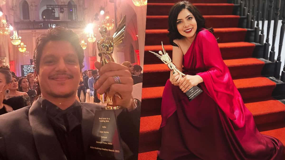 'We're the best in Asia-Pacific': Vijay Varma, Rajshri Deshpande bag top honours at Asian Academy Creative Awards - watch
