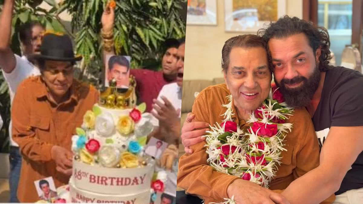 Dharmendra celebrates birthday with fans, Sunny Deol and Bobby Deol pen heartwarming wishes