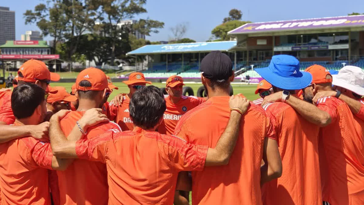 IND VS SA 1ST T20 MATCH INDIAN CRICKET TEAM HAD A PRACTICE SESSION IN DURBAN