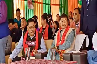 BJP WORKERS of diphu CELEBRATE VICTORY