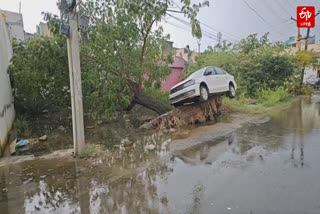 காரை மீட்க முயற்சி