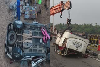 Kerala Couple died in Trichy Car Accident  Car Accident in Trichy  Trichy chennai NH road accident  malayalees died in tamilnadu car accident  tamilnadu accident two died  Keralite died in car accident tamilnadu  തിരുച്ചിറപ്പള്ളി അപകടം  ട്രിച്ചി ചെന്നൈ ദേശീയപാത അപകടം  കാർ അപകടം മലയാളി ദമ്പതികൾ മരിച്ചു  മലയാളികൾ തമിഴ്‌നാട് കാർ അപകടത്തിൽ മരിച്ചു  കാർ അപകടം ചെന്നൈ മലയാളികൾ മരിച്ചു  എറണാകുളം സ്വദേശികൾ ത്രിച്ചി അപകടത്തിൽ മരിച്ചു  വാഹനാപകടം മലയാളികൾ മരിച്ചു