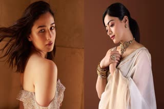 Rashmika Mandanna and Alia Bhatt glamorous pics