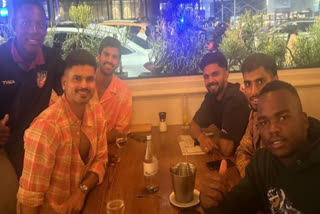 Indian players are enjoying a lot in Durban, shared picture of dinner on social media