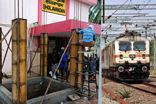 Sholavandan Railway Station Renovation Work