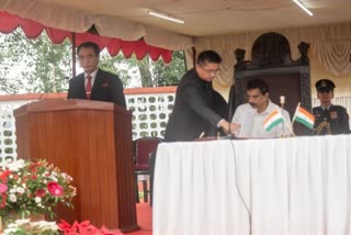 LALDUHOMA SWORN IN AS MIZORAM CHIEF MINISTER