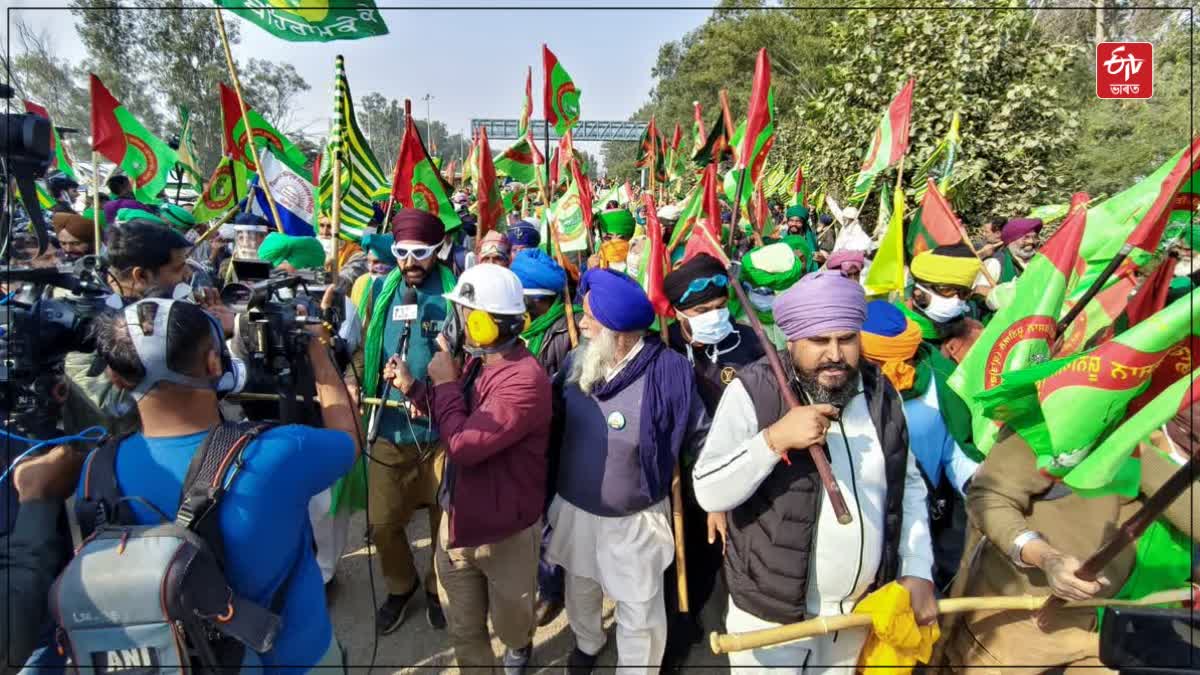 Farmers protest