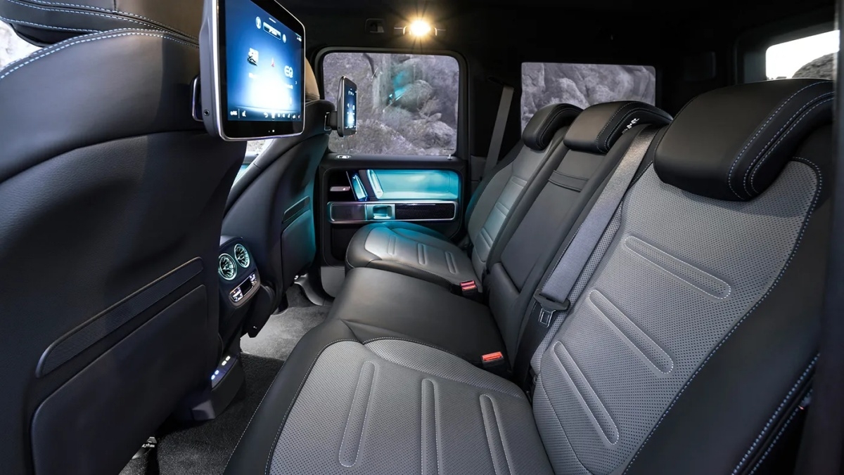 Mercedes-Benz G 580 EV Rear Seat Interior