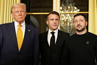 Macron welcomed Trump like a president in Paris, Zelensky was also present