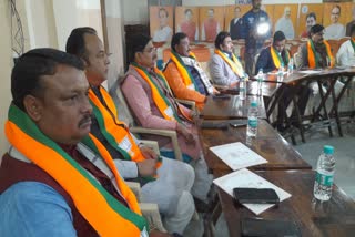 BJP Legislature Party meeting in Ranchi regarding Jharkhand Assembly session