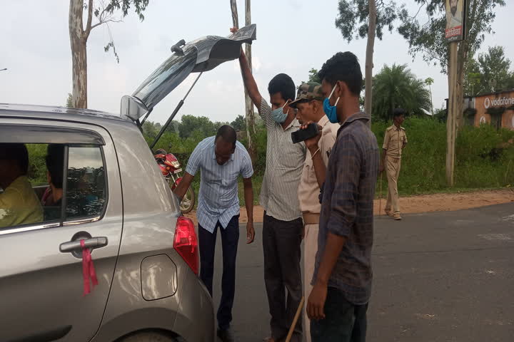 five check post has been made at along jharkhand bihar border 