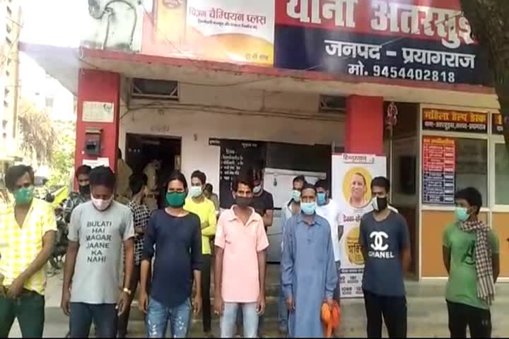 16 आरोपी गिरफ्तार