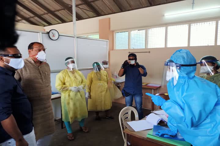 Covid-19 sahayavani group visit hospitals