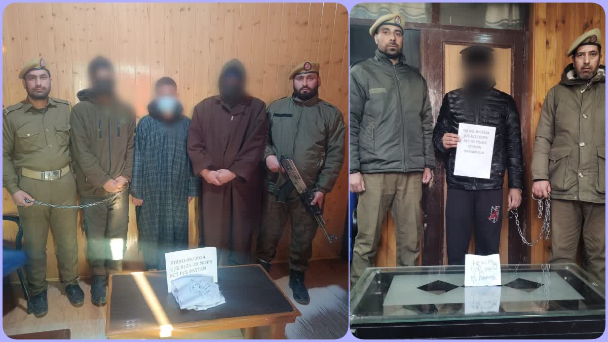 four-drug-peddlers-arrested-in-baramulla