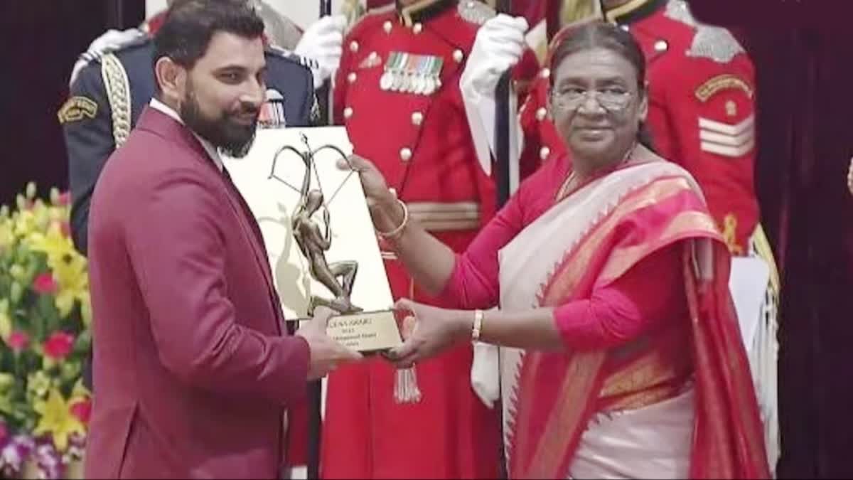 Mohammed Shami received Arjuna Award