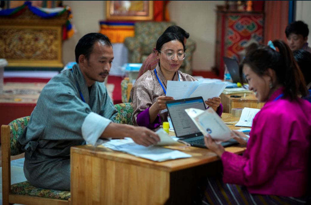 Bhutan Parliamentary Voting