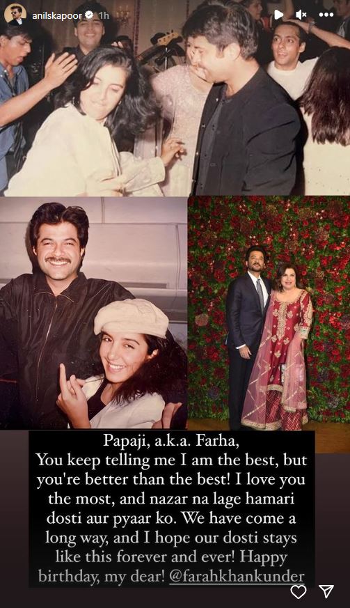 Anil kapoor wishes farah khan