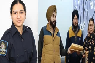 Komaljit Kaur of Ajnala became a peace officer in Canada Police, the pride of parents increased