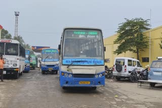 TNSTC workers protest
