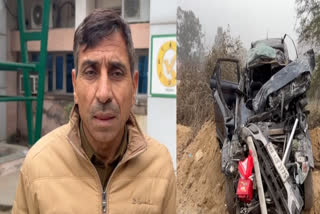 Terrible collision between car and truck in Haryana, death of 2 inspectors of Delhi Police