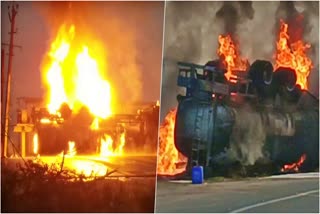 Diesel Tanker Hit Transformer in Jagtial