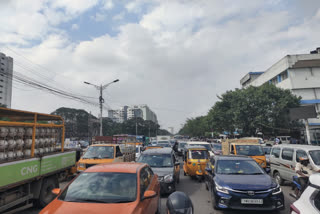 Traffic jam in Chennai