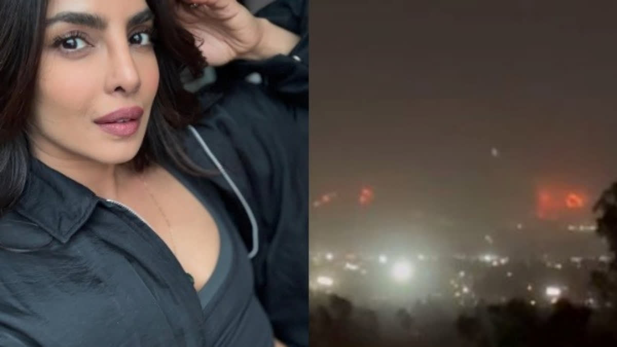 Priyanka Chopra reacts to Palisades fire