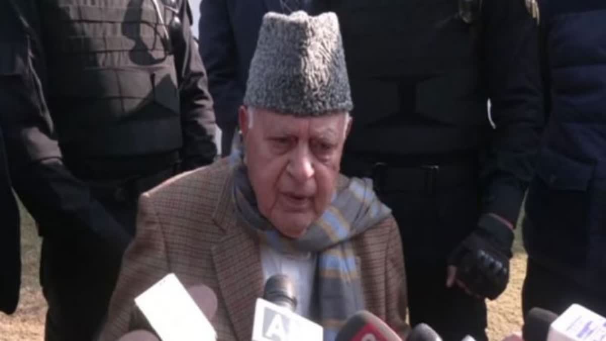 FAROOQ ABDULLAH ON STAMPEDE