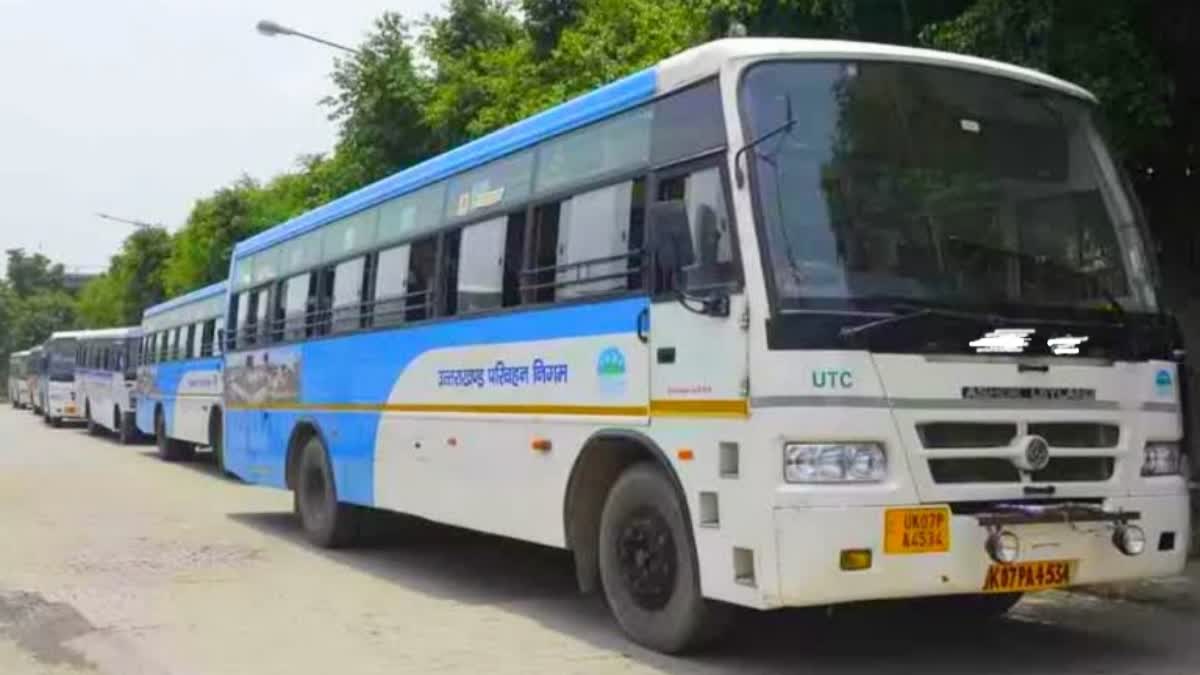 Uttarakhand Roadways Bus