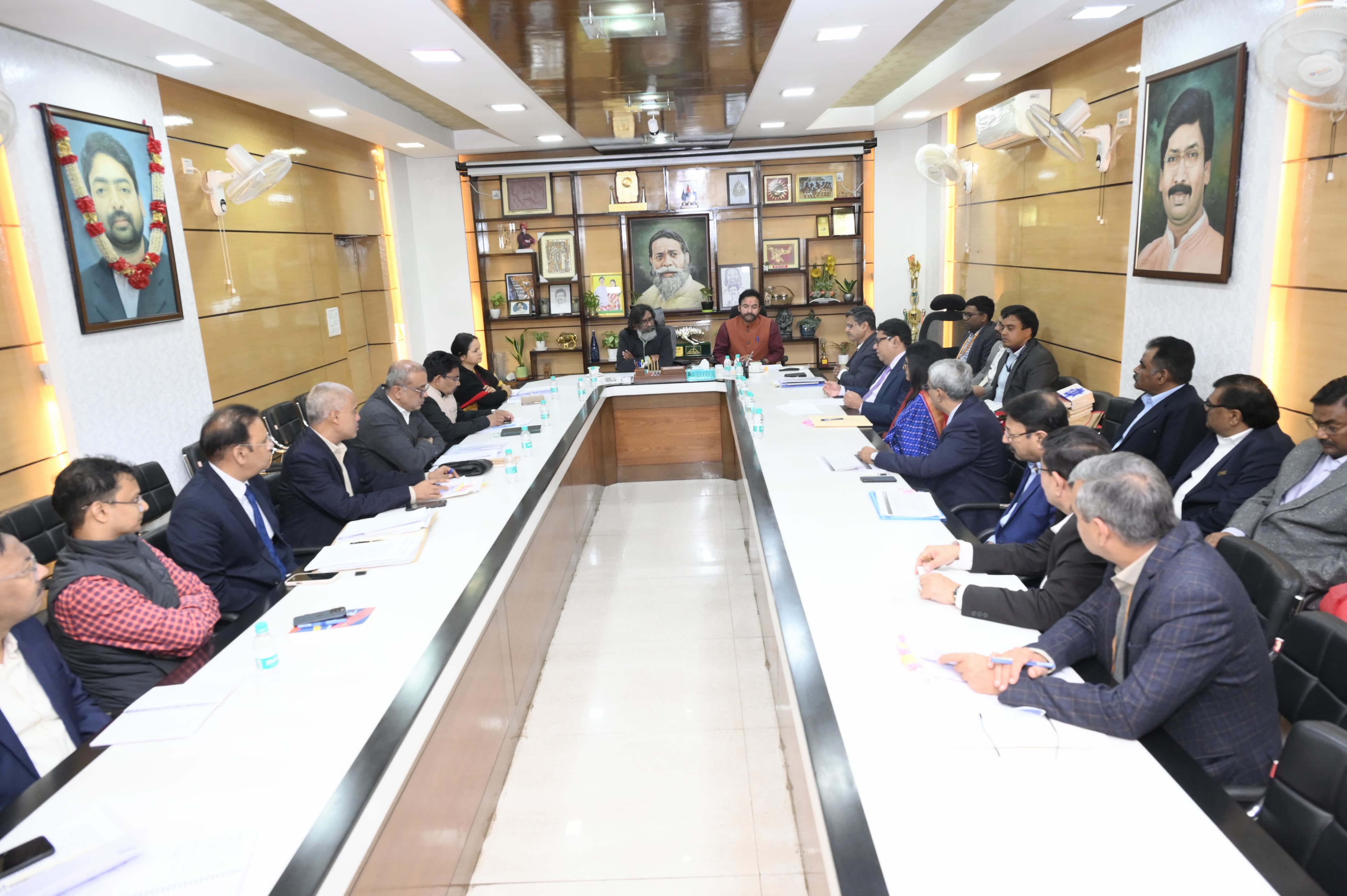 Union Coal Minister G Kishan Reddy meeting with CM Hemant Soren in Ranchi