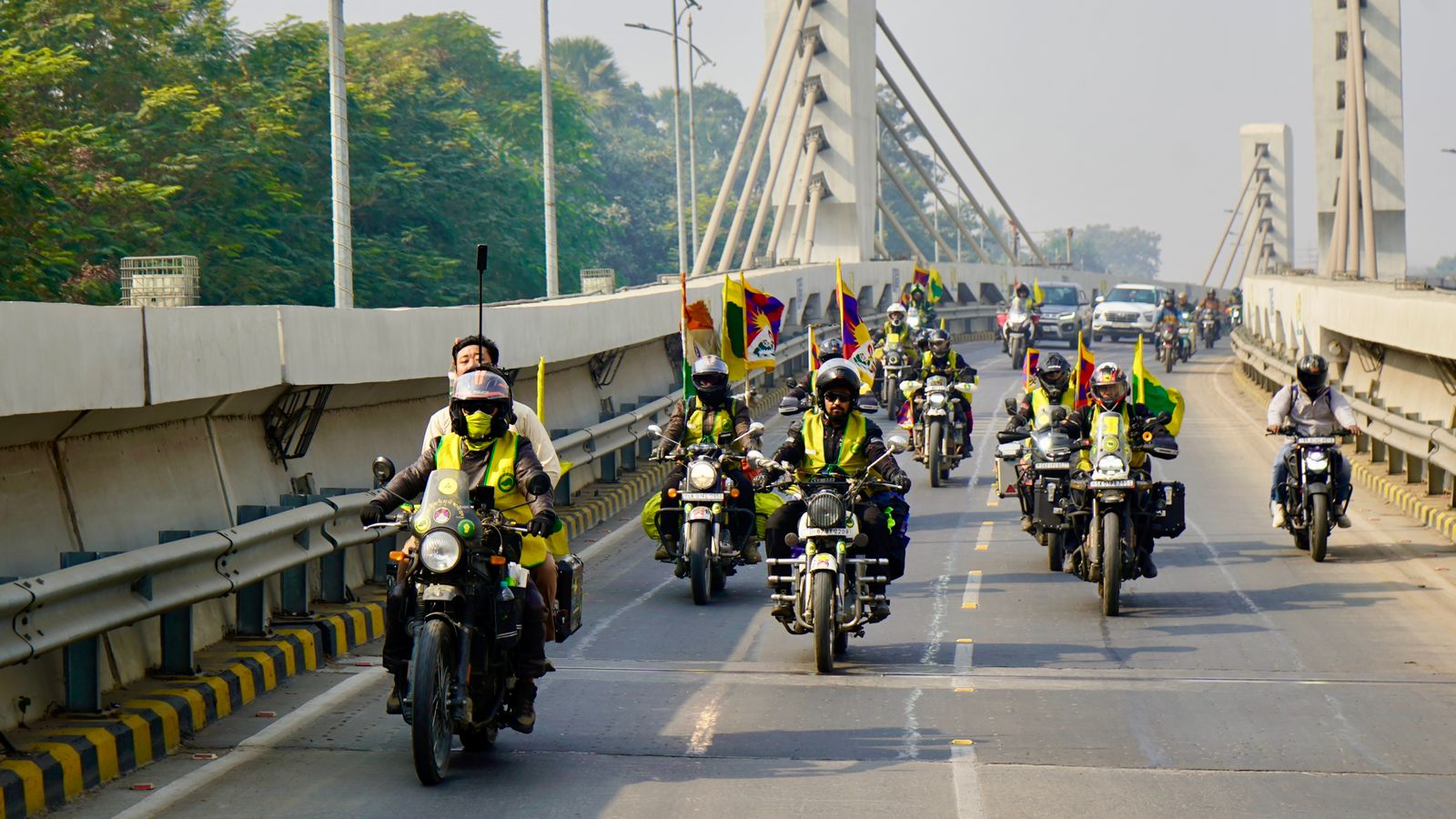 15 Tibetan youth Bike rally in MP