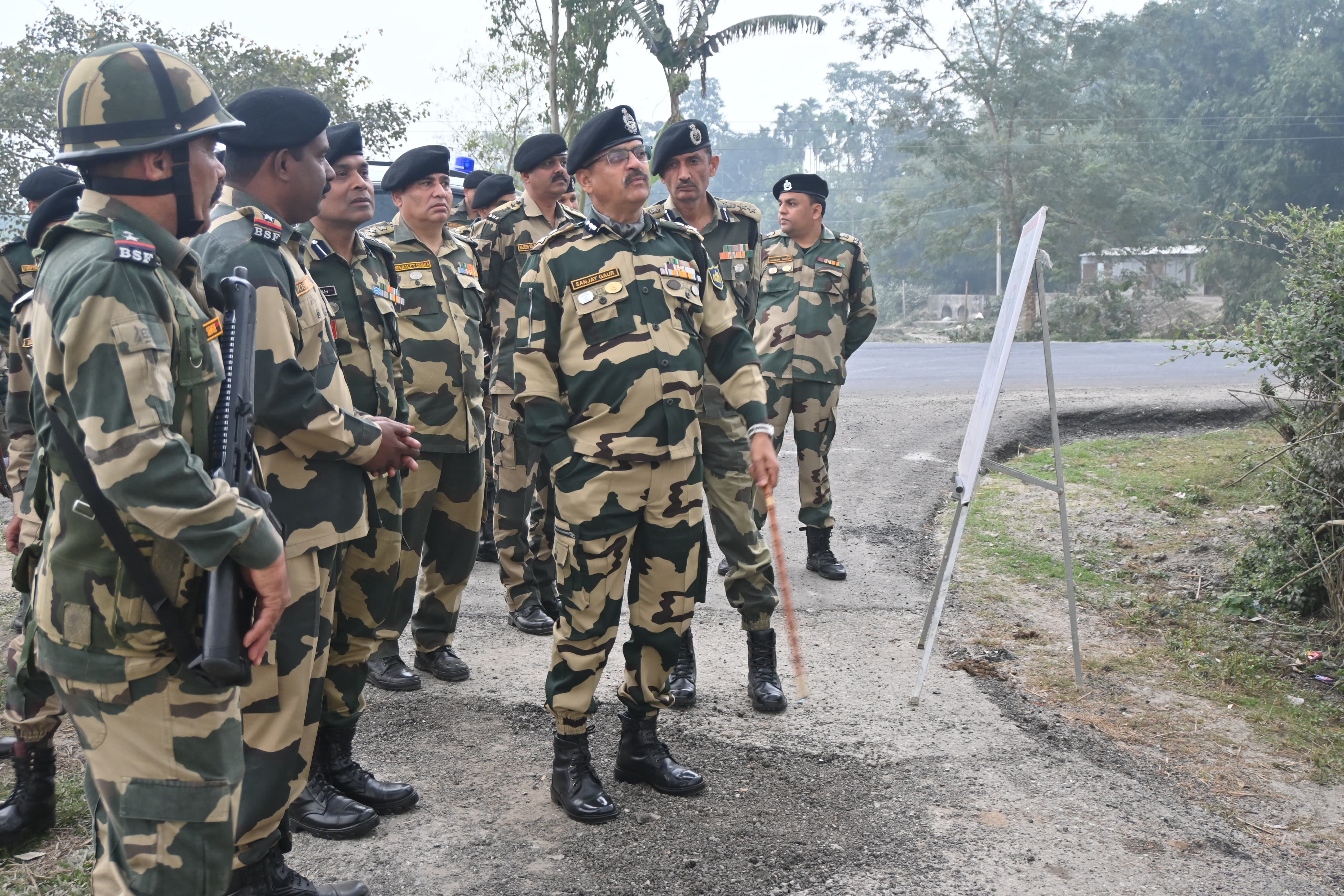 BSF IG Cooch Behar Visit