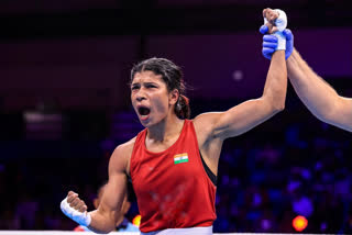 Indian ace boxers Nikhat Zareen (50 kg category) and Arundhati Choudhary have move into the semi-finals after defeating France's Lkhadiri Wassila and Matovic Milena of Serbia in their respective quarterfinal bouts on Thursday.