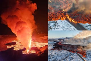 iceland volcano erupts again