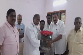 Nirmal Kumar Surana meets with Puducherry CM Rangaswamy