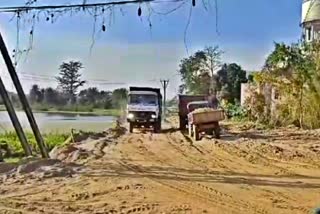 pond encroachment in Bokaro