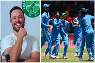 ab de villiers and under-19 indian team