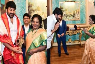 Chiranjeevi meets Telangana Governor