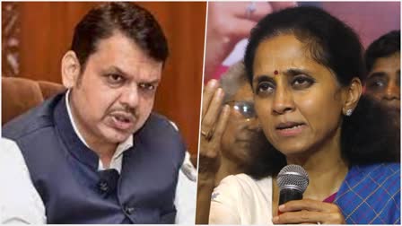 supriya sule critisized deputy cm devendra fadnavis over shivsena thackeray group leader abhishek ghosalkar shot dead