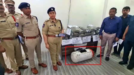 Police Seized Ganja in Hyderabad