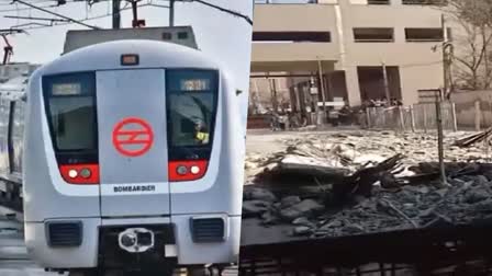 दीवार गिरने के बाद जागा DMRC प्रबंधन