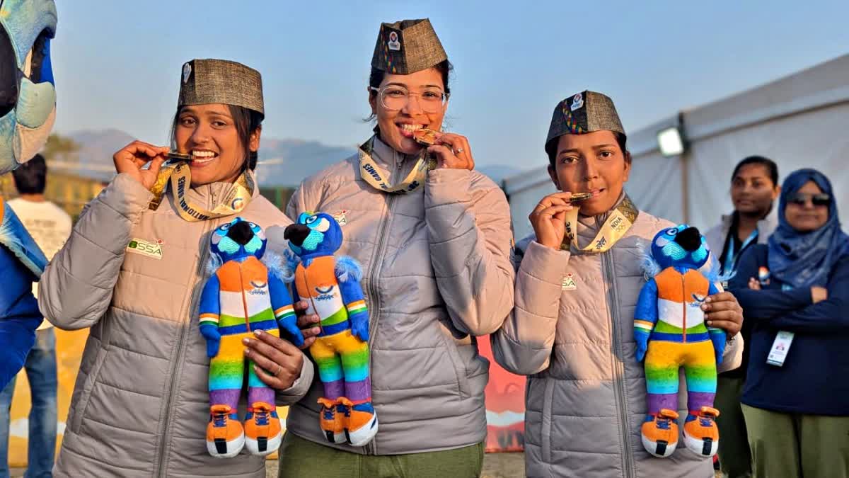 Bihar won gold In NATIONAL GAMES