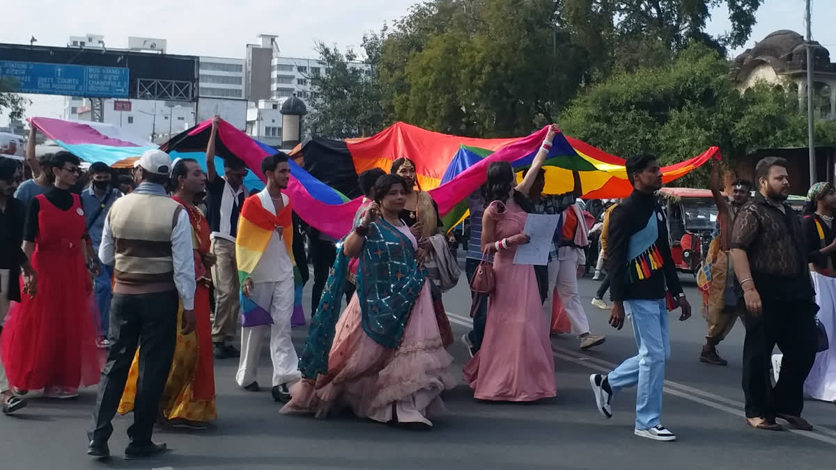 Pride walk of LGBTQ community