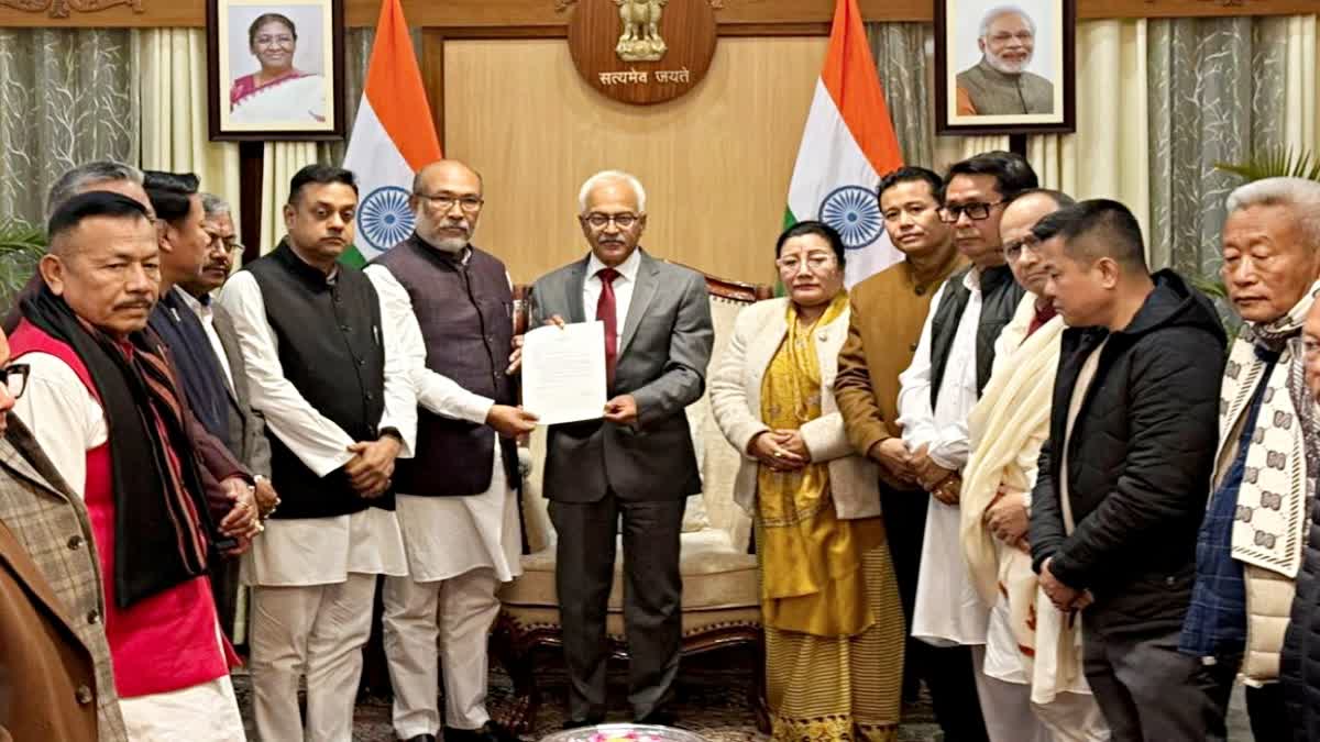 Manipur Chief Minister N Biren Singh submitted his resignation to the Governor