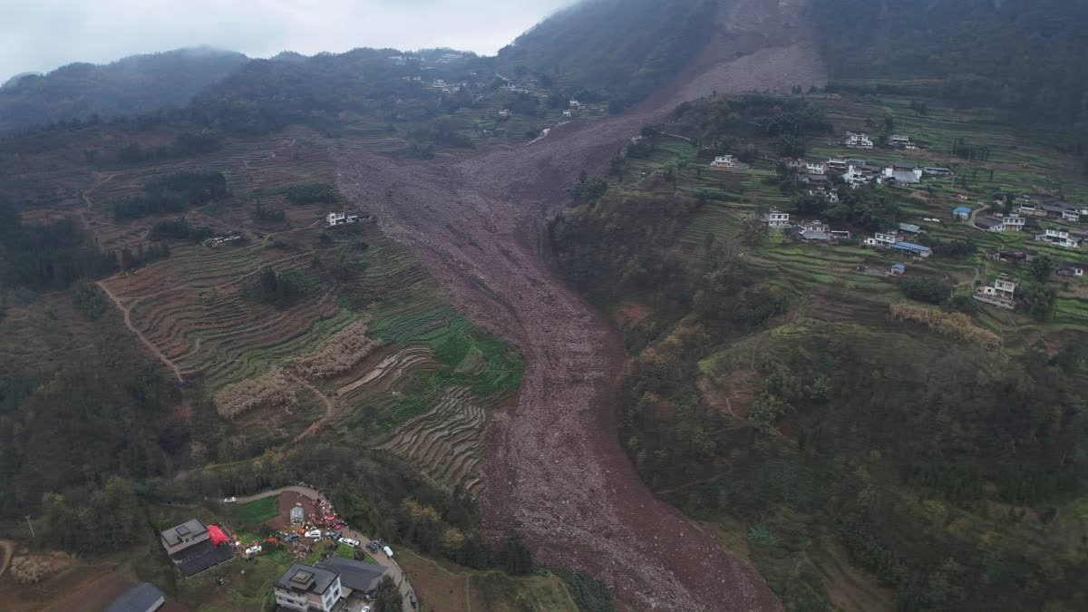 Rescuers Recover 1 Body And Search For 28 People In A Landslide In Southwest China