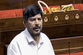 Union minister of state for social justice and empowerment Ramdas Athawale