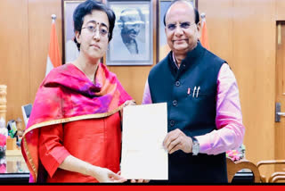 Outgoing Delhi CM Atishi submitted her resignation to Lt Governor V K Saxena on Sunday, a day after BJP handed AAP a massive defeat in Delhi assembly elections.